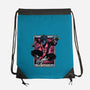 The Traveler In The Void-None-Drawstring-Bag-glitchygorilla
