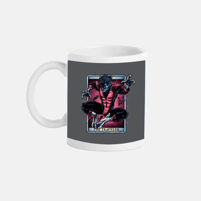 The Traveler In The Void-None-Mug-Drinkware-glitchygorilla