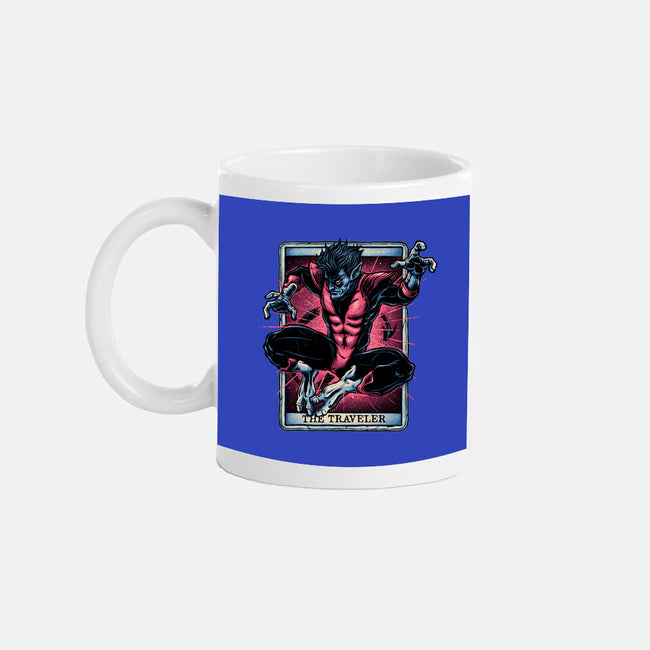 The Traveler In The Void-None-Mug-Drinkware-glitchygorilla