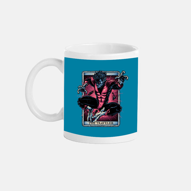 The Traveler In The Void-None-Mug-Drinkware-glitchygorilla