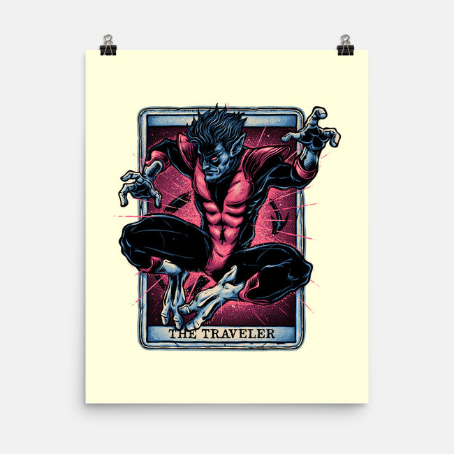 The Traveler In The Void-None-Matte-Poster-glitchygorilla
