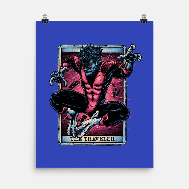 The Traveler In The Void-None-Matte-Poster-glitchygorilla