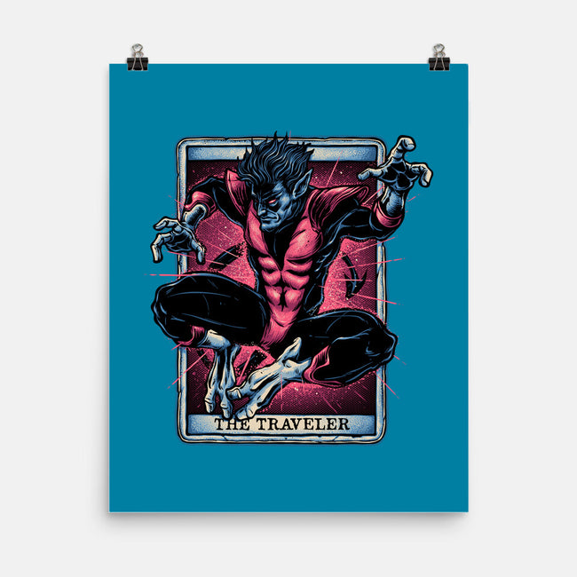 The Traveler In The Void-None-Matte-Poster-glitchygorilla