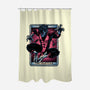 The Traveler In The Void-None-Polyester-Shower Curtain-glitchygorilla