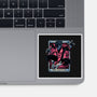 The Traveler In The Void-None-Glossy-Sticker-glitchygorilla