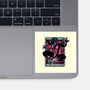 The Traveler In The Void-None-Glossy-Sticker-glitchygorilla