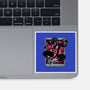 The Traveler In The Void-None-Glossy-Sticker-glitchygorilla