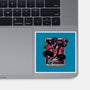 The Traveler In The Void-None-Glossy-Sticker-glitchygorilla