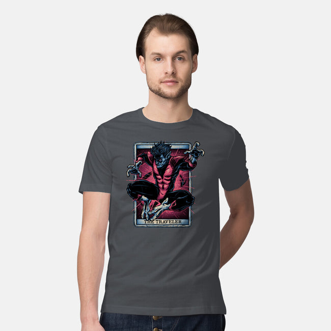 The Traveler In The Void-Mens-Premium-Tee-glitchygorilla