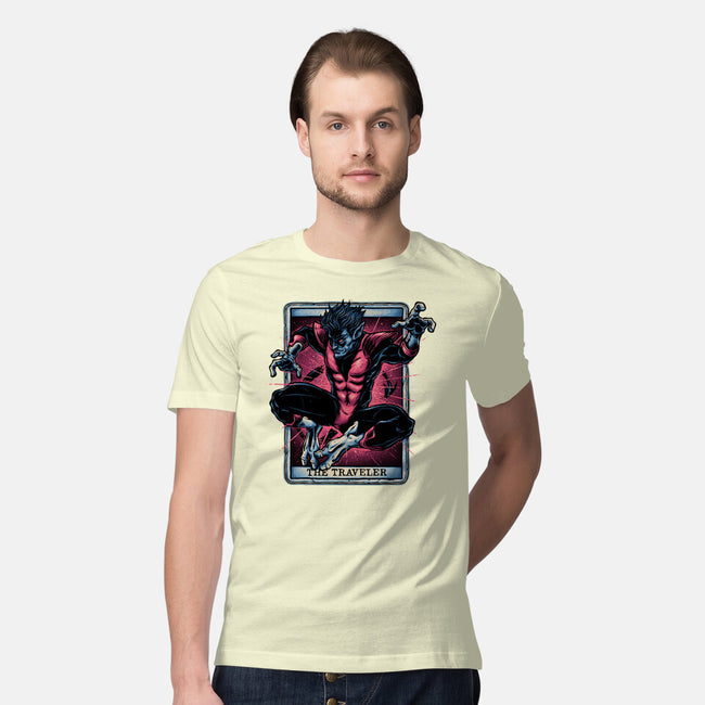 The Traveler In The Void-Mens-Premium-Tee-glitchygorilla