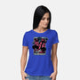The Traveler In The Void-Womens-Basic-Tee-glitchygorilla