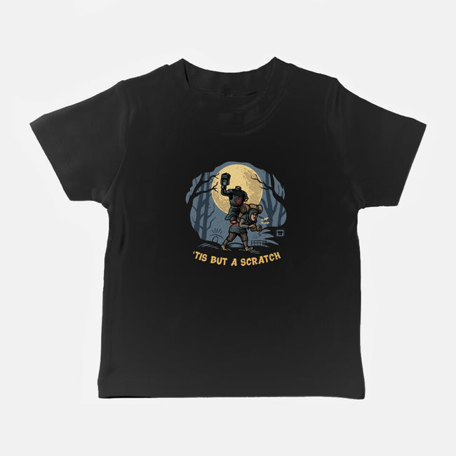 Headless Horseman Knight-Baby-Basic-Tee-erion_designs