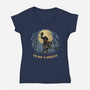 Headless Horseman Knight-Womens-V-Neck-Tee-erion_designs