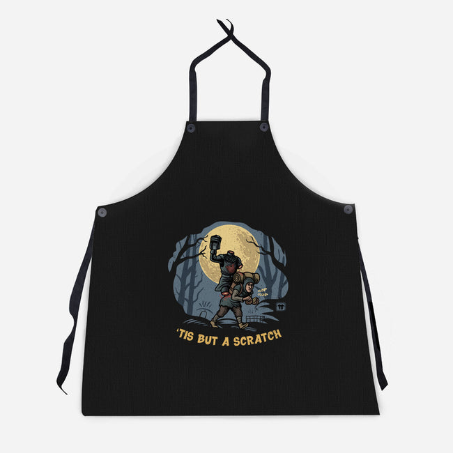 Headless Horseman Knight-Unisex-Kitchen-Apron-erion_designs