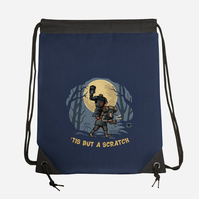 Headless Horseman Knight-None-Drawstring-Bag-erion_designs