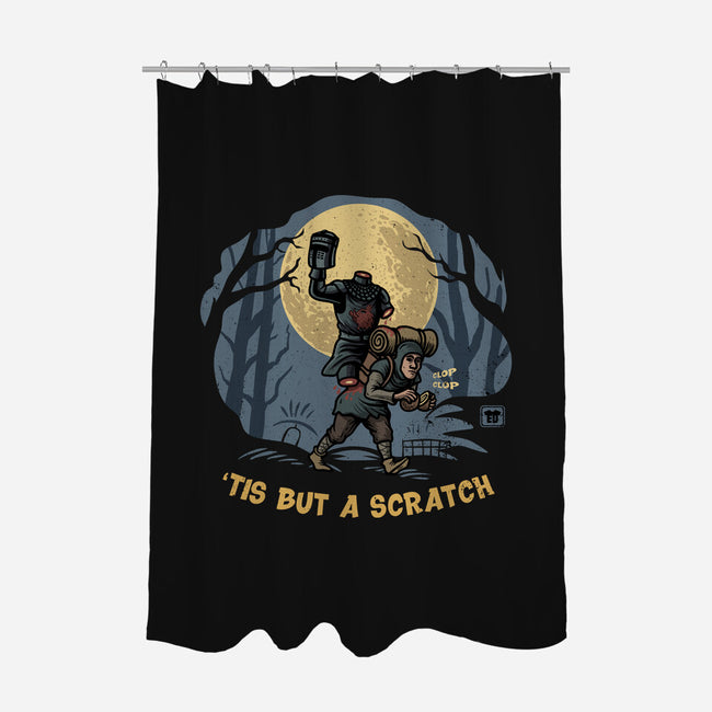 Headless Horseman Knight-None-Polyester-Shower Curtain-erion_designs