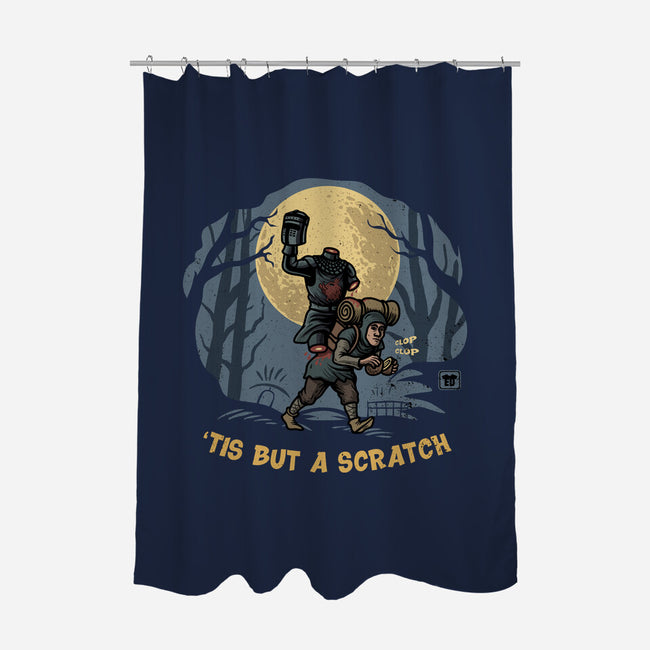 Headless Horseman Knight-None-Polyester-Shower Curtain-erion_designs