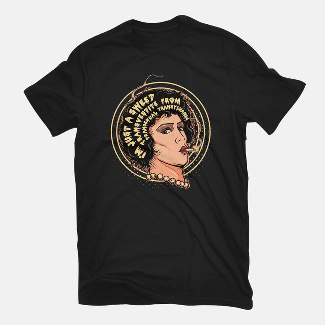I'm Just A Sweet Transvestite-Mens-Heavyweight-Tee-Green Devil