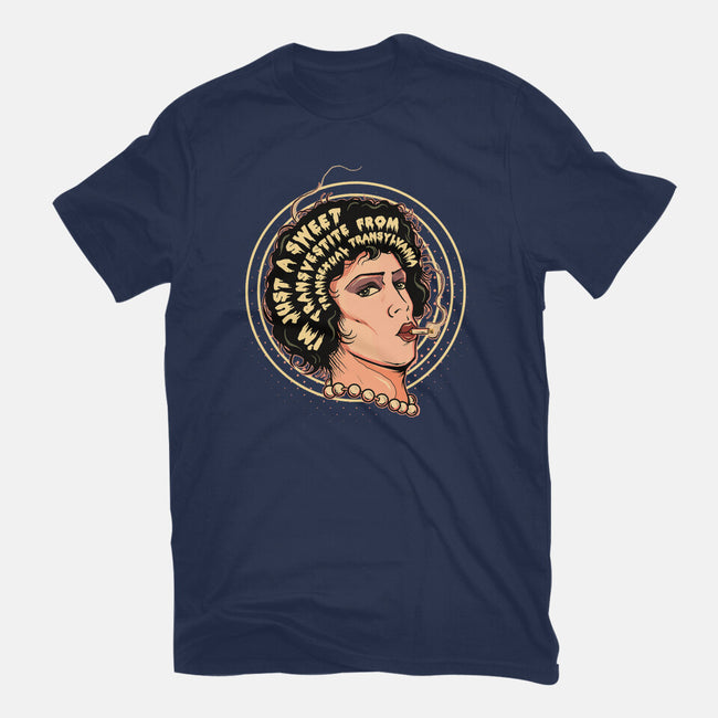 I'm Just A Sweet Transvestite-Mens-Premium-Tee-Green Devil