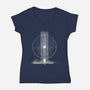 Beyond Our World-Womens-V-Neck-Tee-kharmazero