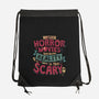 Scary Reality-None-Drawstring-Bag-teesgeex
