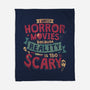 Scary Reality-None-Fleece-Blanket-teesgeex