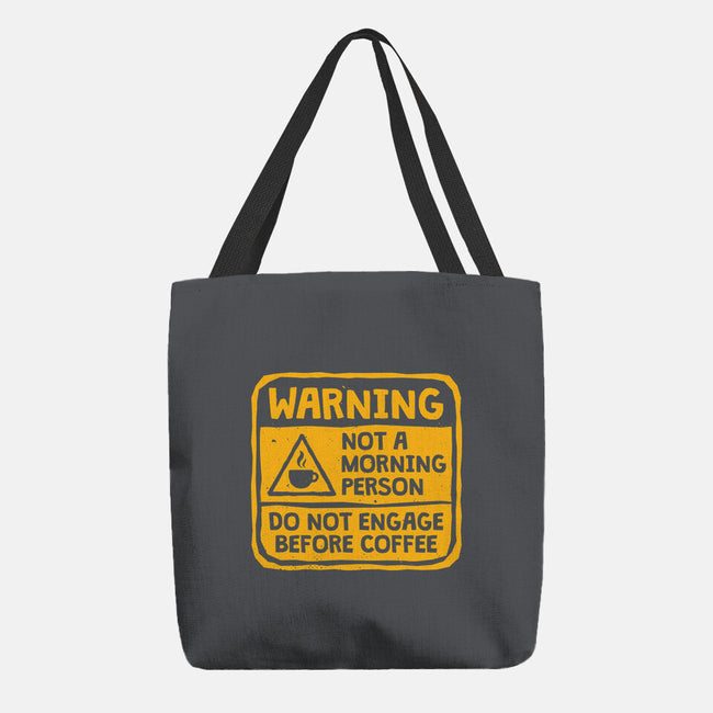 Do Not Engage Before Coffee-None-Basic Tote-Bag-teesgeex