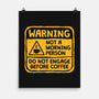Do Not Engage Before Coffee-None-Matte-Poster-teesgeex