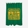 Do Not Engage Before Coffee-None-Polyester-Shower Curtain-teesgeex