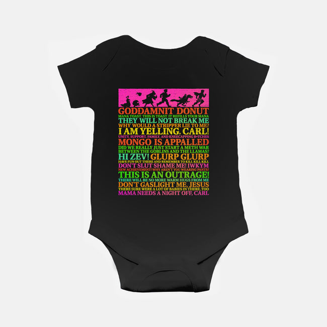 Words Of Wisdom-Baby-Basic-Onesie-kg07