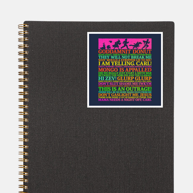 Words Of Wisdom-None-Glossy-Sticker-kg07
