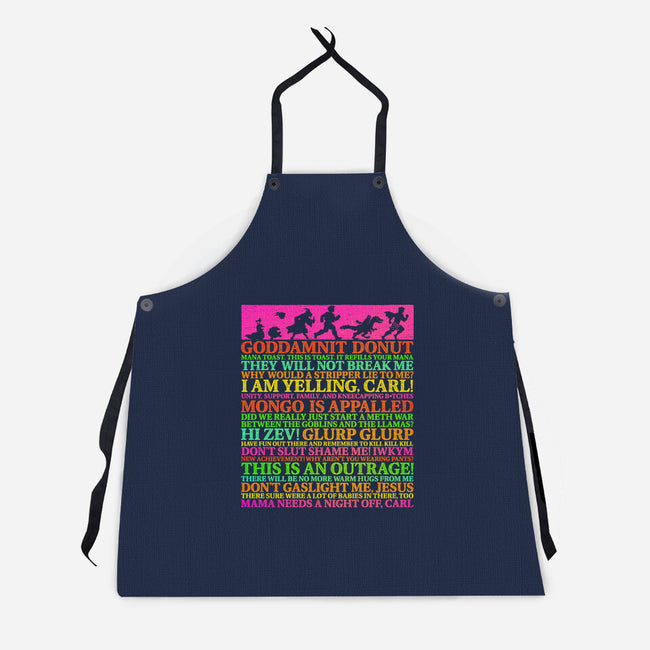 Words Of Wisdom-Unisex-Kitchen-Apron-kg07