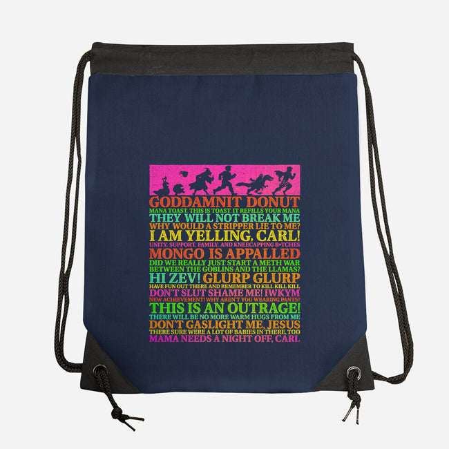 Words Of Wisdom-None-Drawstring-Bag-kg07