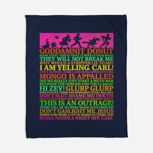 Words Of Wisdom-None-Fleece-Blanket-kg07