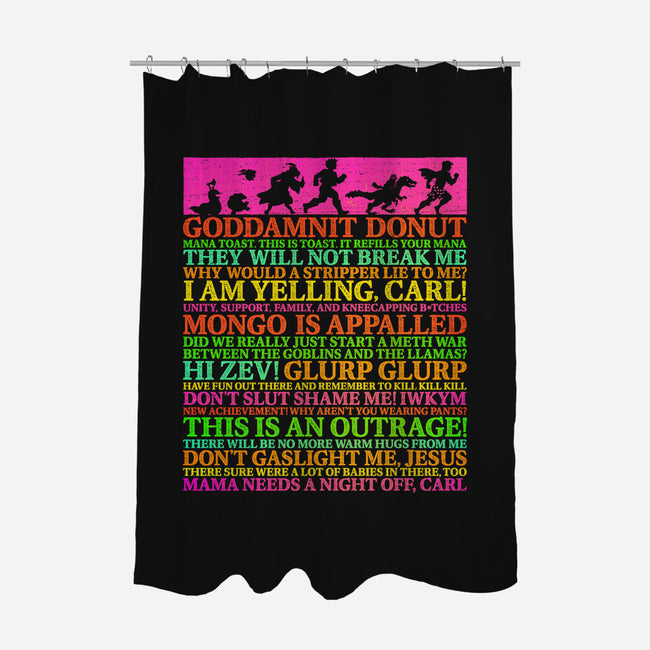 Words Of Wisdom-None-Polyester-Shower Curtain-kg07