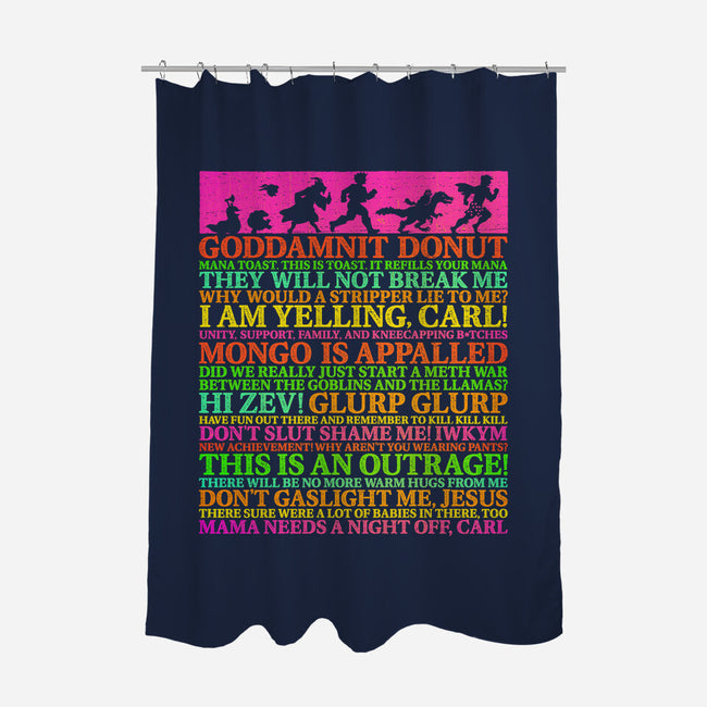 Words Of Wisdom-None-Polyester-Shower Curtain-kg07