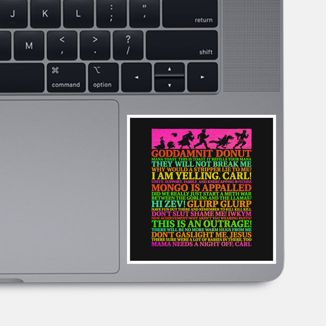 Words Of Wisdom-None-Glossy-Sticker-kg07