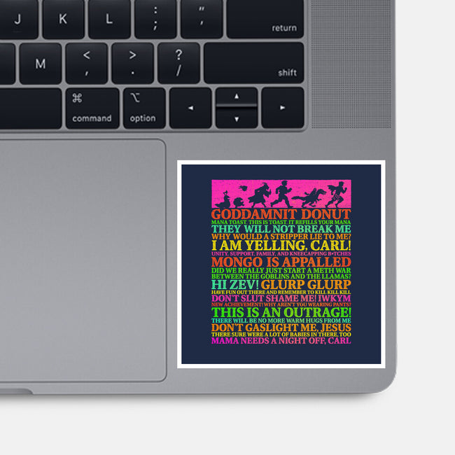 Words Of Wisdom-None-Glossy-Sticker-kg07