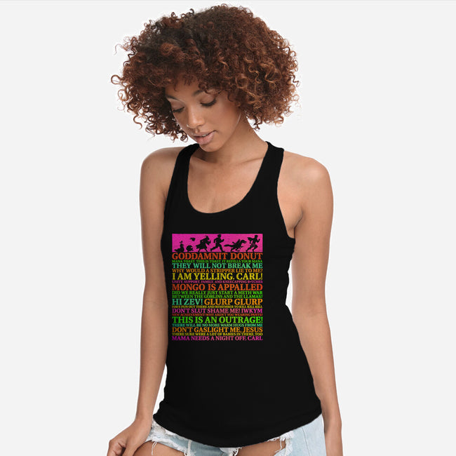Words Of Wisdom-Womens-Racerback-Tank-kg07