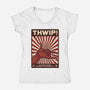 Thwip-Womens-V-Neck-Tee-Eilex Design