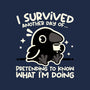 Pretending To Know What I'm Doing-None-Polyester-Shower Curtain-NemiMakeit