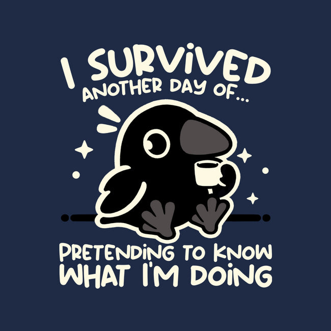 Pretending To Know What I'm Doing-None-Drawstring-Bag-NemiMakeit
