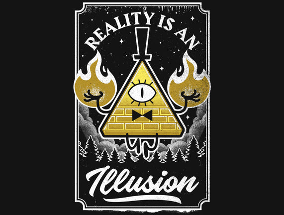 Cartoon Triangle Reality Illusion