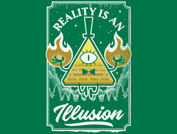 Cartoon Triangle Reality Illusion