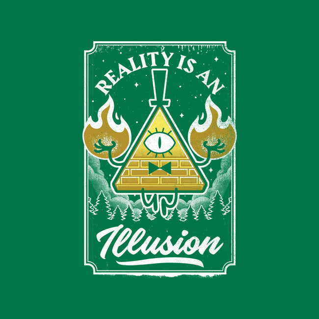 Cartoon Triangle Reality Illusion-Womens-Racerback-Tank-Studio Mootant