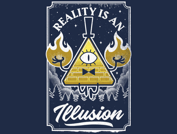 Cartoon Triangle Reality Illusion