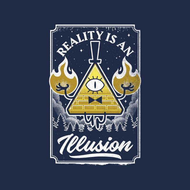Cartoon Triangle Reality Illusion-Womens-Racerback-Tank-Studio Mootant