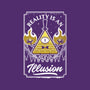 Cartoon Triangle Reality Illusion-Womens-Basic-Tee-Studio Mootant