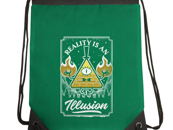 Cartoon Triangle Reality Illusion