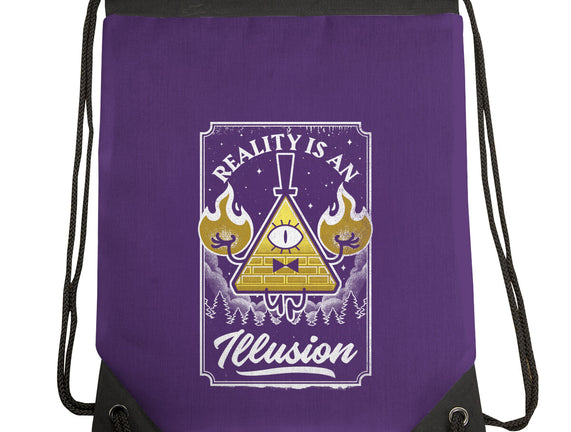 Cartoon Triangle Reality Illusion